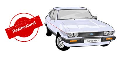 Restbestand Ersatzteile Ford Capri